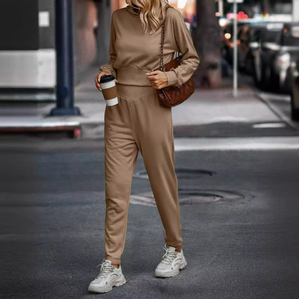 Casual Soft Comfortable Relaxed Cozy Simple Classic LongSleeve Suit