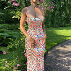 Leila Exclusive Women's Floral Slip Maxi Dress Chic Silhouette Collection