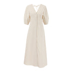 Gemini Rising Dress Off White