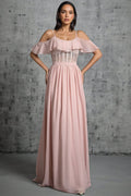 Kendra Lace Strapless Backless Maxi Dress