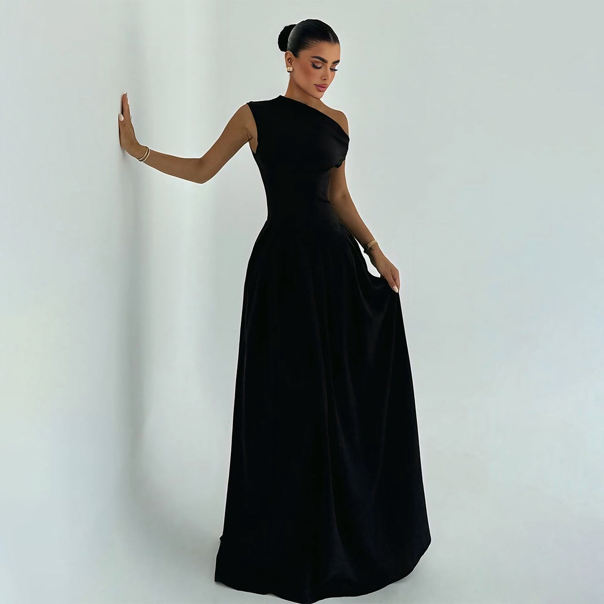 Evening Dress Elegant off the Shoulder Maxi Dress Women Dress Summer