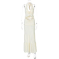 Shawna Twisted Halter Maxi Skirt Set