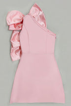 Rila Barbie Pink Big Bow Mini Dress