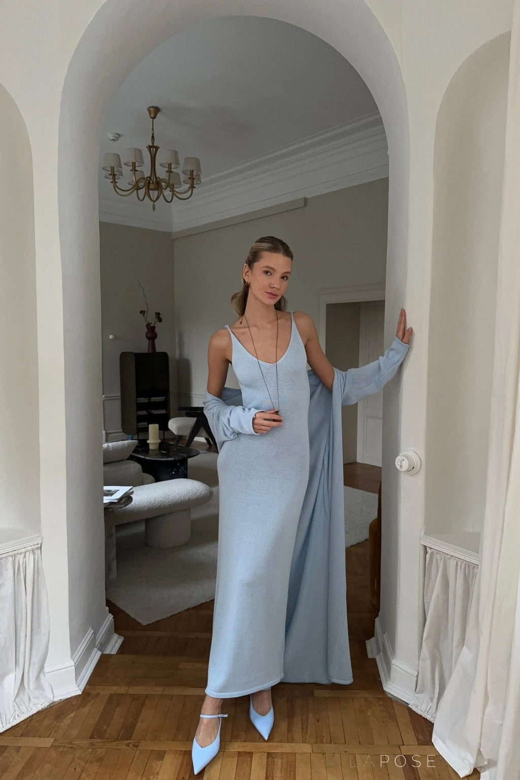 Zissy Knit Dress & Cardigan Set