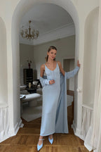 Zissy Knit Dress & Cardigan Set