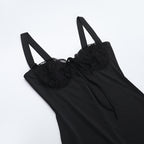 Irish Slit Dress Black