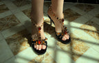 Sila Rhinestone Vintage Sandals