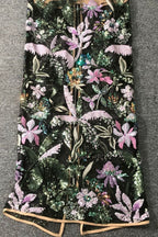 Charkd Lace Embroidered Flower Maxi Dress