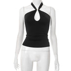 Sanya Metal Ring Halter Top