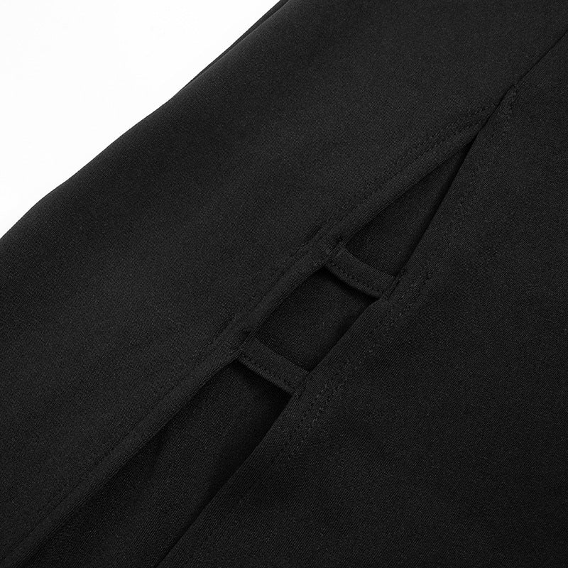 Monroe Slit Dress Black