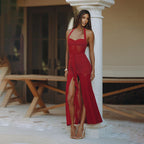 Raze Halter Dress Red
