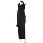 Fashionable Elegant Backless Slit Dress