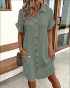 Dana Effortless Shirt Dress for Women Statement Occasion Edit