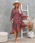 Brookings Floral Shimmer Midi Dress FINAL