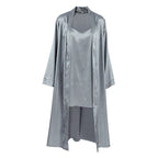 Loose Casual Nightgown Nightdress Two Piece Set Simple Comfortable High End Home Wear