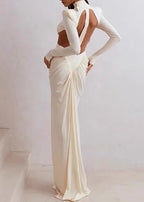 Seraphina - Cutout Long Sleeve Maxi Dress