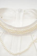 Binlk Beaded Round Neck Sleeveless Maxi Dress