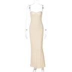Ariadne Lace Backless Midi Dress