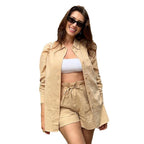Cozy Comfortable Relaxed Plush Stylish Classic Casual LongSleeve Suit