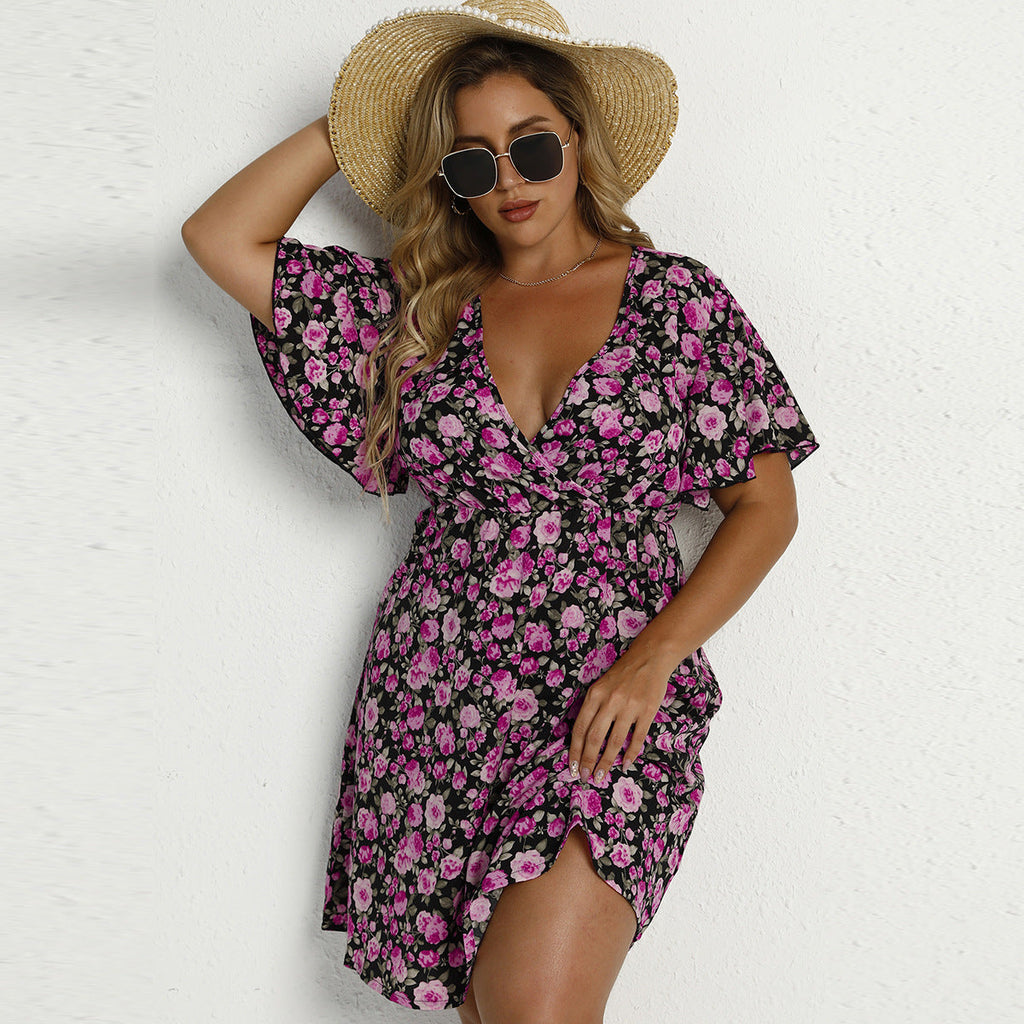 Sutton Printed Tie Dress FINAL