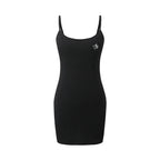 Fitted Spaghetti Strap Mini Dress - Soft Jersey Bodycon Tank Dress