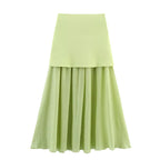 Renee Button Midi Skirt Set