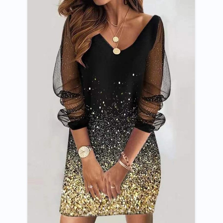 Phoenix Sequin Shift Dress FINAL