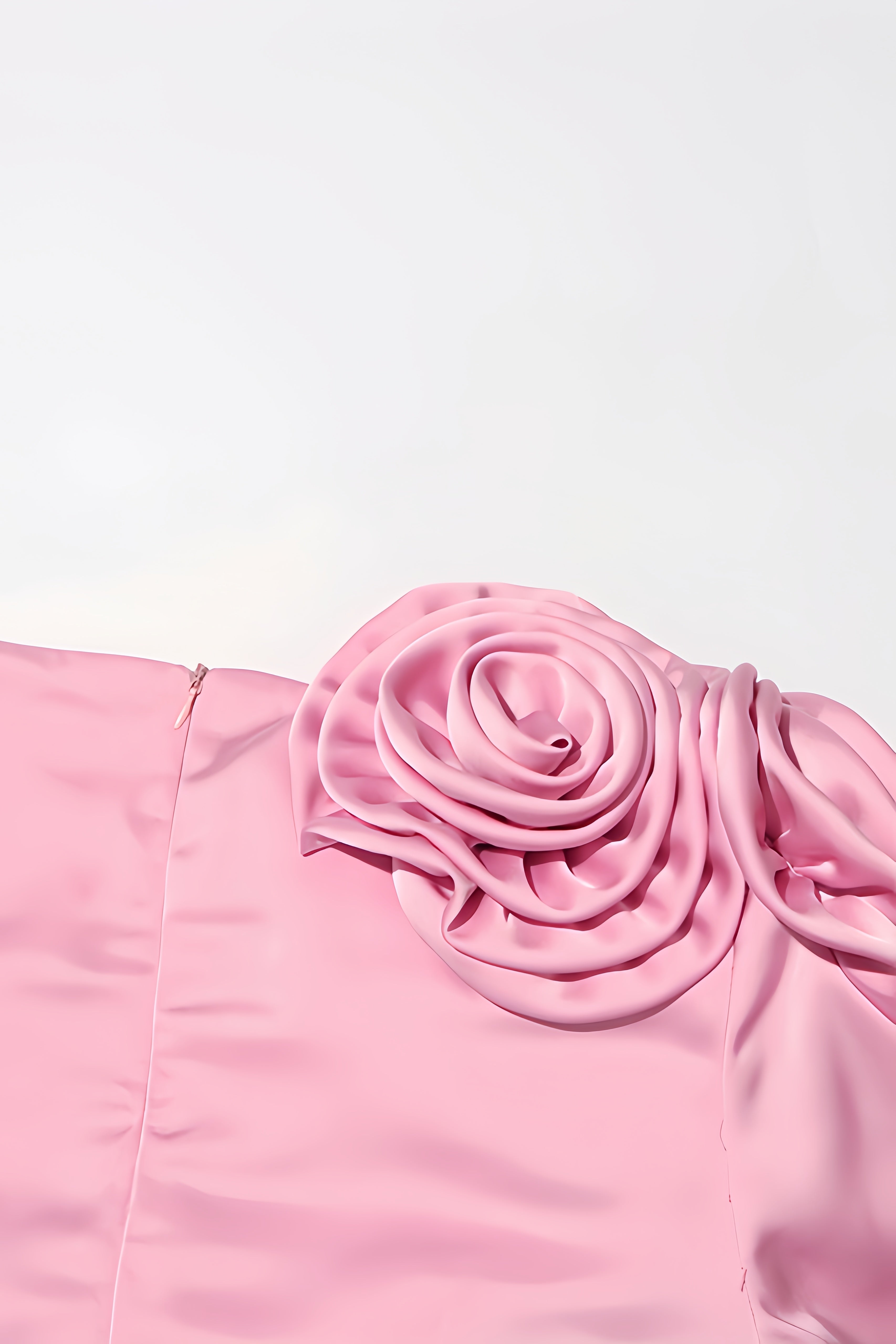 Samala 3D Floral Satin Maxi Dress