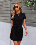 My Honey Tie Dress Black