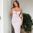 Delfina Exclusive Women's Floral Print Maxi Slip Dress Boutique Collection
