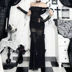 Dark Gothic Cape Hooded Multi-wear Dress