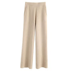 Ayana Cozy Knit Straight-Leg Pants