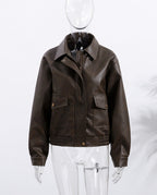 Evie Oversize Leather Jacket