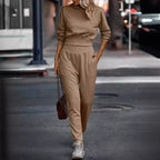 Casual Soft Comfortable Relaxed Cozy Simple Classic LongSleeve Suit