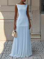 Solid Color Sofia Pleated Two Piece Set
