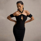 Mella Midi Dress Black