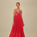 Valentina Maxi Dress Red