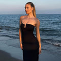 Sadee Strapless Bodycon Maxi Dress