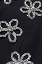 Tamsin Black Diamonds Mini Dress