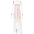 Tube Top Sleeveless Backless Dress Slim Mid Length Dress