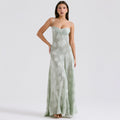 Lace See Through Strap Dress Slim Fit High Grade Evening Dress