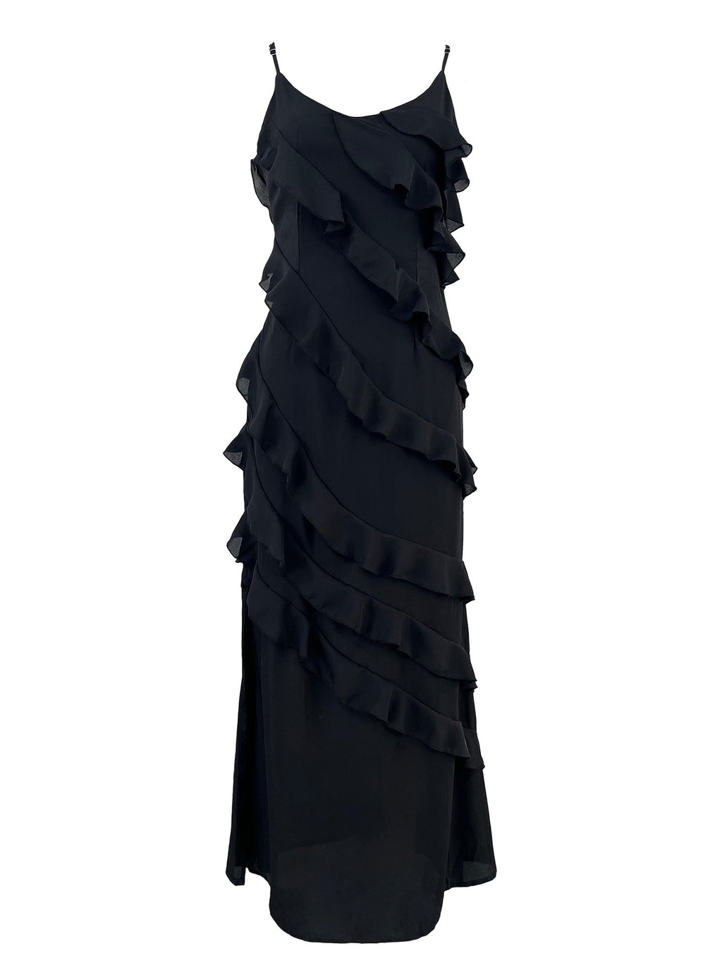 Vanessa Exclusive Dress with Ruffles Evening Wear Edit