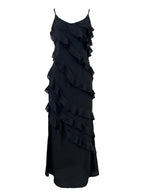 Vanessa Exclusive Dress with Ruffles Evening Wear Edit