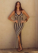 Woven Elegance Maxi Dress