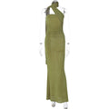 Leilani Ruched Bodycon Maxi Dress