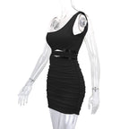 Narcissa Mini Dress Black