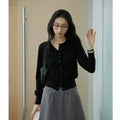 Classic Grey Button Up Cardigan