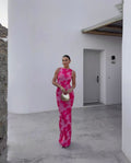 Morganite Maxi Dress Pink