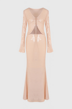 Jacksda Sequined Fishtail Maxi Dress Set