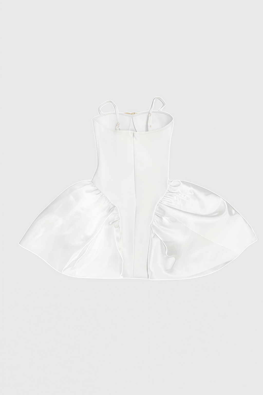 Juyce White 3D Floral Mini Dress